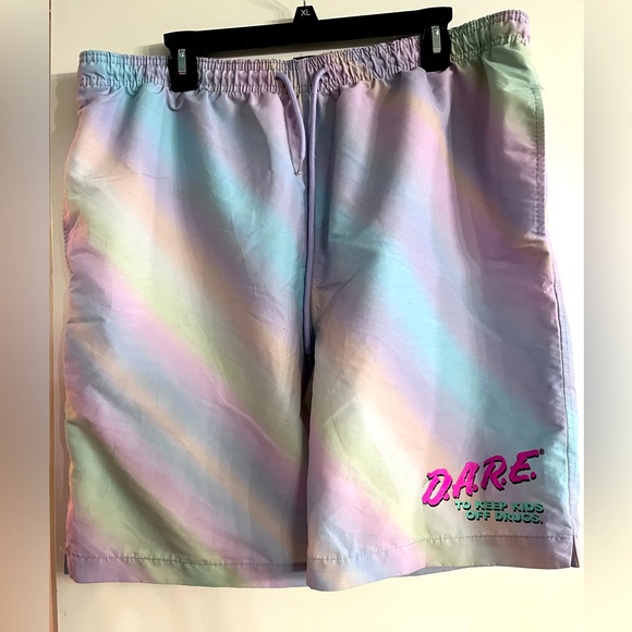 Vintage D.A.R.E. Swim Trunks - Picture 1 of 7